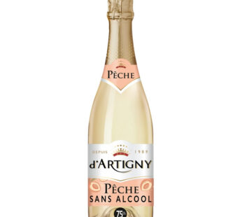 d&rsquo;ARTIGNY Pêche – Boisson pétillante sans alcool 75 cl