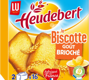HEUDEBERT – Biscottes briochées 2 x 125 g