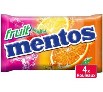 MENTOS Bonbons dragéifiés fruits 152g