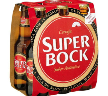 SUPER BOCK – Bière blonde 6 x 25 cl