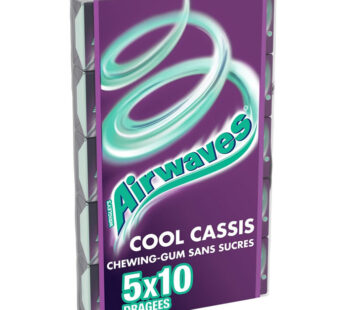 AIRWAVES Chewing-gum au cassis 5x14g