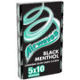 AIRWAVES Chewing-gum black menthol 5x14g