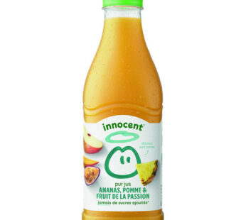 INNOCENT – Pur jus d&rsquo;ananas, pomme et passion 90 cl