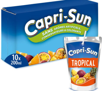 CAPRI-SUN – Boisson aux fruits exotiques 10 x 20 cl
