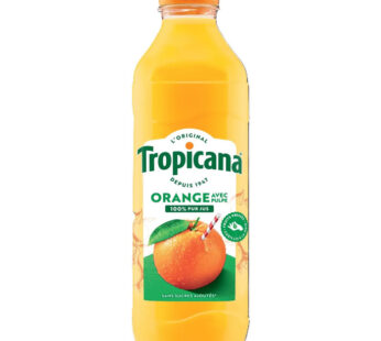 TROPICANA Pure Premium – Pur jus d&rsquo;orange avec pulpe 1 L