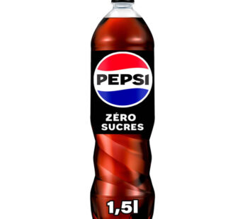 PEPSI – Boisson gazeuse aux extraits végétaux sans sucres 1,5 L
