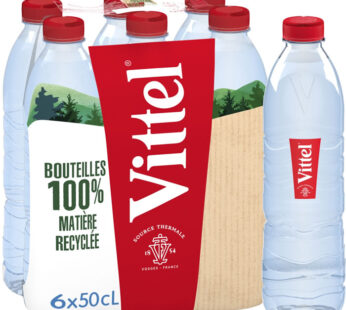 VITTEL – Eau minérale naturelle 6 x 50 cl