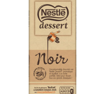 NESTLE Dessert – Chocolat noir pâtissier 205g