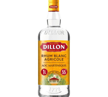 DILLON – Rhum blanc agricole Martinique AOC 1L