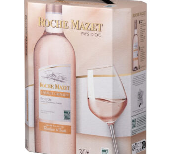 Roche Mazet – Vin rosé IGP Pays d’Oc 3 L