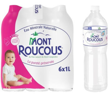 MONT ROUCOUS – Eau minérale naturelle 6 x 1 L