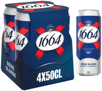 1664 – Bière blonde 4 x 50 cl