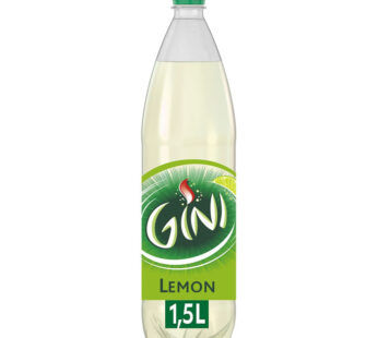 GINI Lemon – Boisson gazeuse au citron 1,5 L