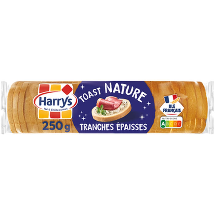 HARRYS - Toast nature tranches épaisses 250g