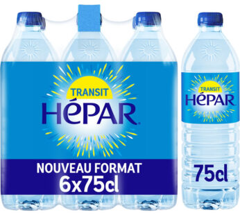 HEPAR – Eau minérale naturelle riche en magnésium 6 x 75 cl