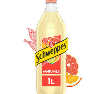 SCHWEPPES – Boisson gazeuse aux 4 agrumes 1 L