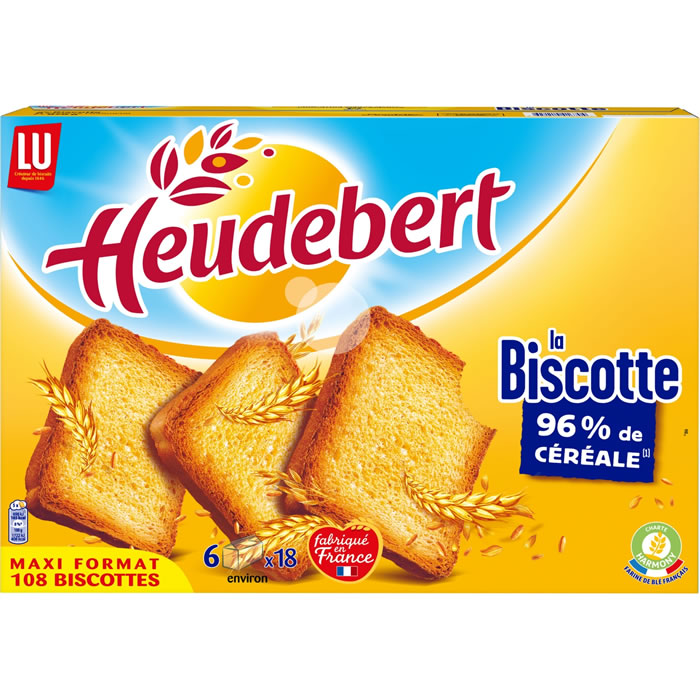 HEUDEBERT - Biscottes Grand Format 6 x 145 g