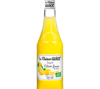 LA MAISON GUIOT – Sirop de citron jaune de Sicile 70 cl