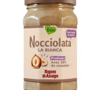 NOCCIOLATA La Bianca – Pâte à tartiner au lait et noisettes bio 250g 250 g