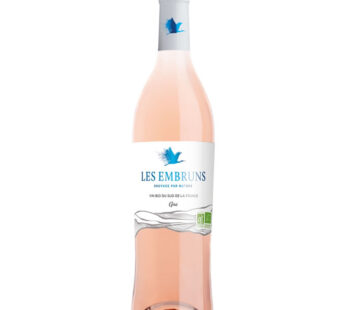 LES EMBRUNS – Sables de Camargue Vin rosé bio 75 cl
