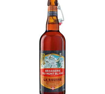 BRASSERIE DU MONT BLANC – Bière ambrée La Rousse 75 cl