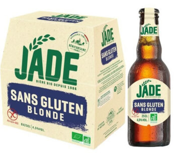 JADE – Bière blonde bio Sans Gluten 6 x 25 cl