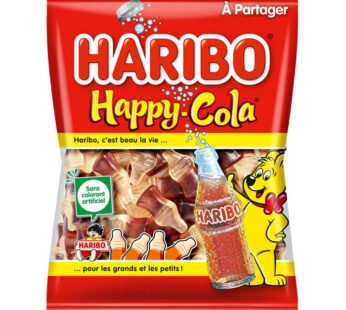 HARIBO Happy Cola Bonbons gélifiés aromatisés au cola 300g
