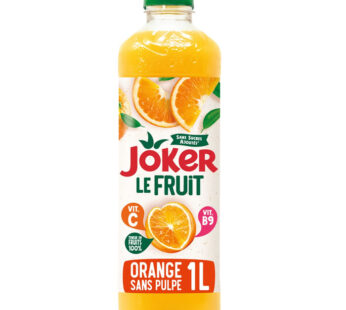 JOKER Le Fruit – Jus d’orange sans pulpe 1 L
