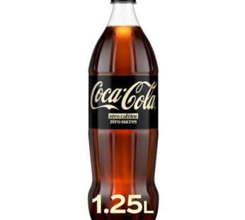 COCA-COLA – Boisson gazeuse aux extraits végétaux sans caféine 1,25 L