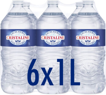 CRISTALINE – Eau de source 6 x 1 L