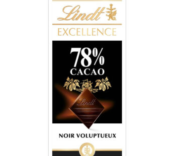 LINDT Excellence – Chocolat noir extra fin, traditionnel 100 g