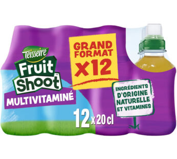 TEISSEIRE – Boisson aux fruits multivitaminé 12 x 20 cl