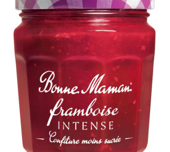 BONNE MAMAN Intense – Confiture de framboises allégée en sucres 335g 335 g