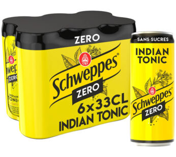 SCHWEPPES – Indian Tonic Zéro 6 x 33 cl