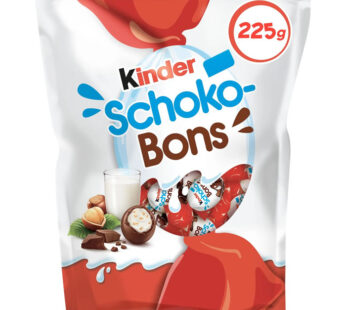 KINDER Schokobons – Bonbons chocolat & noisettes 225g