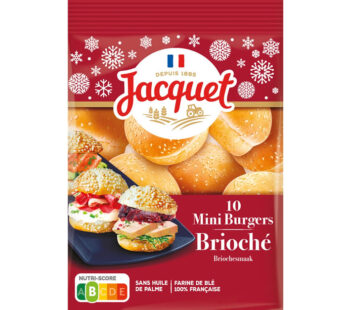 JACQUET – Mini pains hamburgers briochés 210g