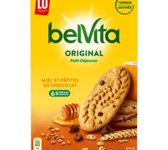 BELVITA – Biscuits petit-déj pépites chocolat & miel (435g) 435 g