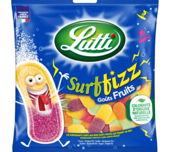 LUTTI Surffizz Bonbons langues gélifiés et acidulés aromatisés aux fruits 200g