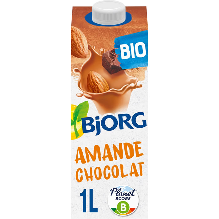 BJORG - Boisson végétale au lait d'amande et chocolat bio 1L