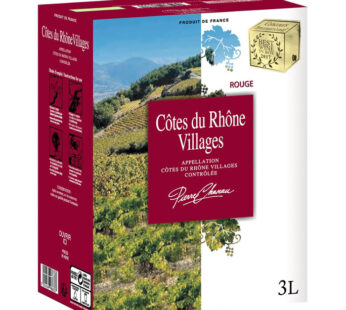 Vin rouge AOP CÔTES DU RHÔNE VILLAGES Pierre Chanau