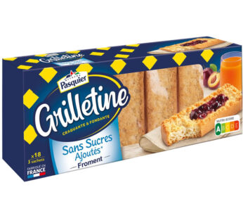 PASQUIER Les Grillettines – Tartines grillées sans sucres ajoutés 255 g