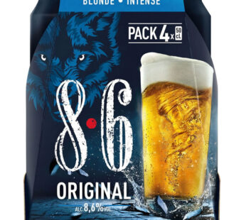 8.6 – Original Bière blonde intense 4 x 50 cl