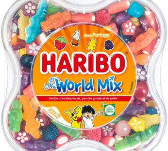 HARIBO World Mix Assortiment de bonbons gélifiés 750g