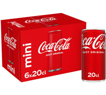 COCA-COLA – Boisson gazeuse aux extraits végétaux mini 6 x 20 cl