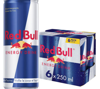 RED BULL – Boisson énergisante 6×25 cl