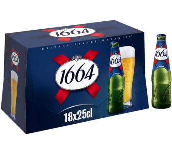 1664 – Bière blonde 18 x 25 cl