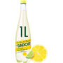 BADOIT Bulles de Fruits - Eau minérale naturelle gazeuse citron et citron vert 1 L