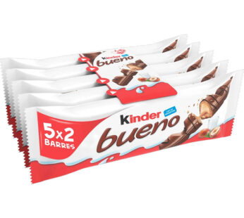 KINDER Bueno Barres chocolatées au lait et noisettes 10x22g