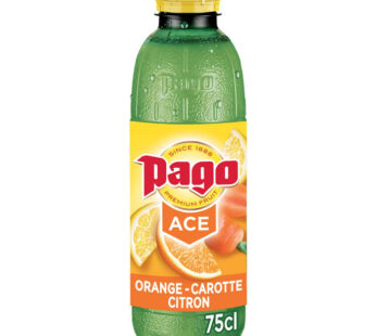 PAGO – Jus d&rsquo;orange, carotte et citron 75 cl
