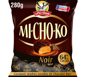 LA PIE QUI CHANTE Mi-Cho-Ko – Caramel tendres enrobés de chocolat noir 280g